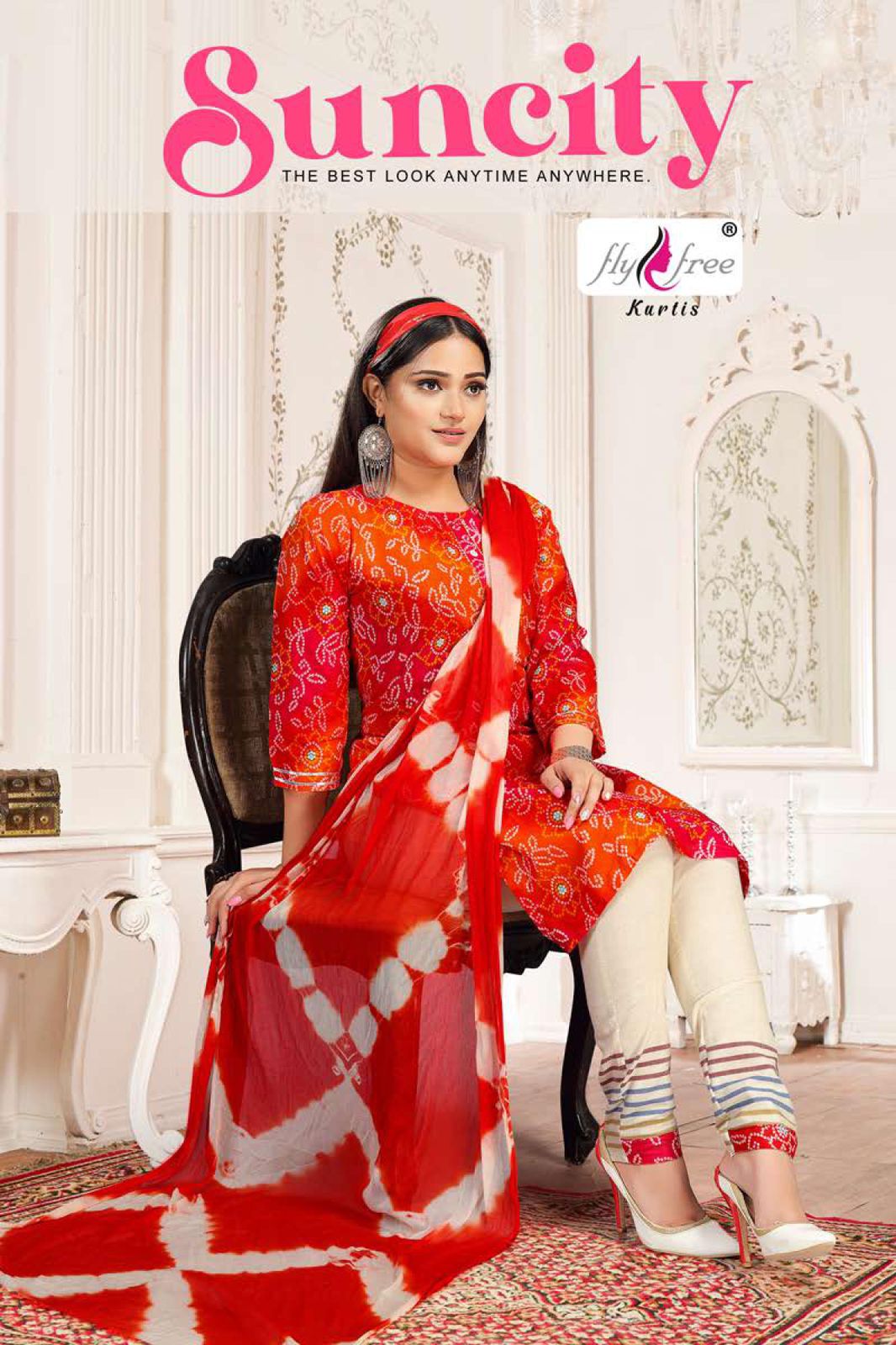 Fly Free Suncity 1 Ethnic Wear Cotton Printed Ready Made Collection
